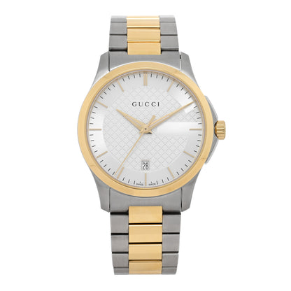 Gucci Stainless Steel 38mm G-Timeless Two Tone Quartz Watch 1 of 5