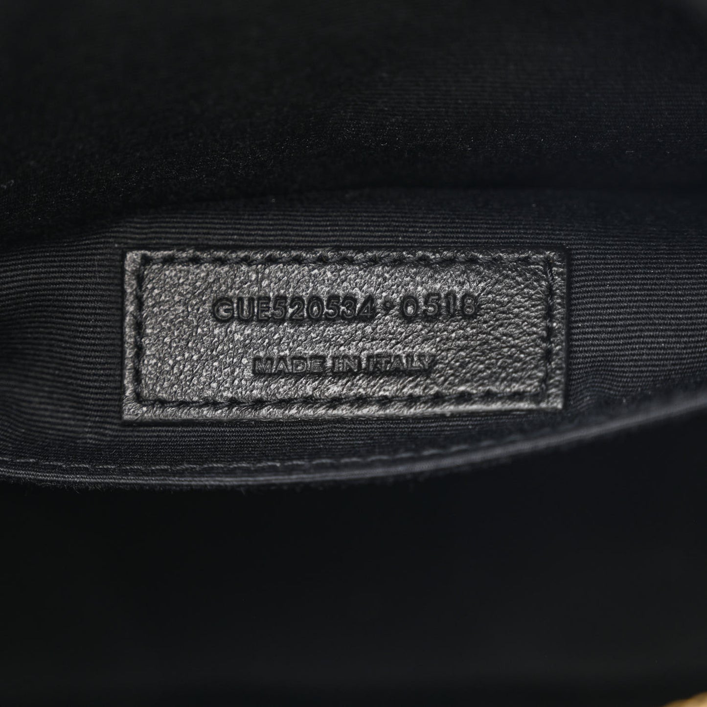 Calfskin Matelasse Monogram Lou Camera Bag Black