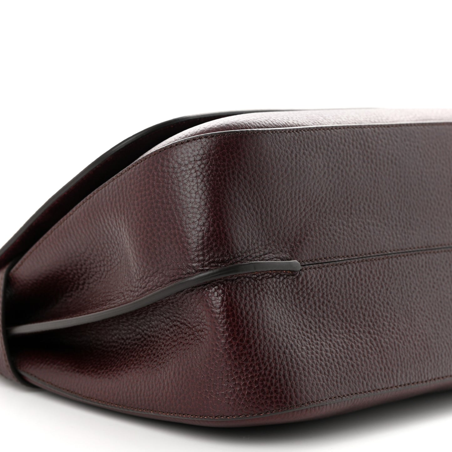 Natural Grain Leather Amberley Satchel Oxblood