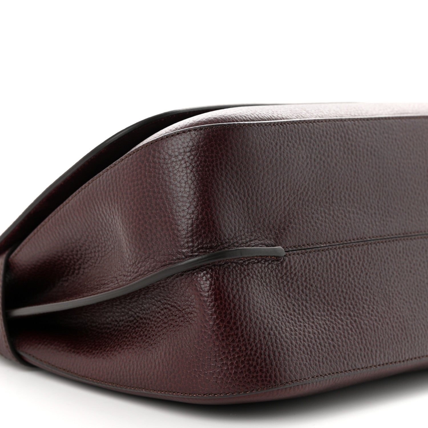 Mulberry Natural Grain Leather Amberley Satchel Oxblood 8 of 10