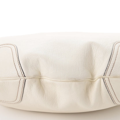 Gucci Calfskin Princy Hobo Shoulder Bag White 9 of 10