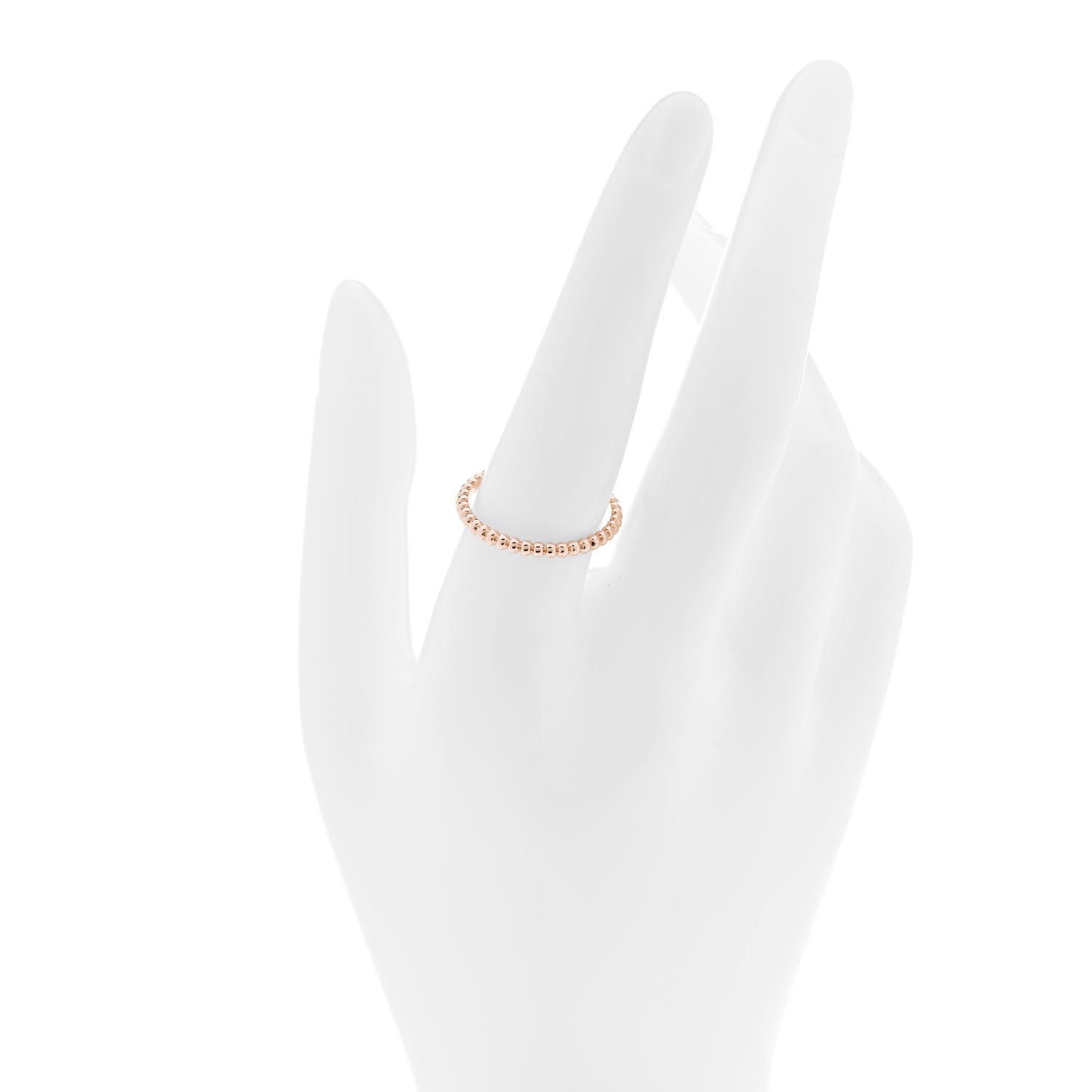 18K Rose Gold Small Perlee Ring 58 8.25