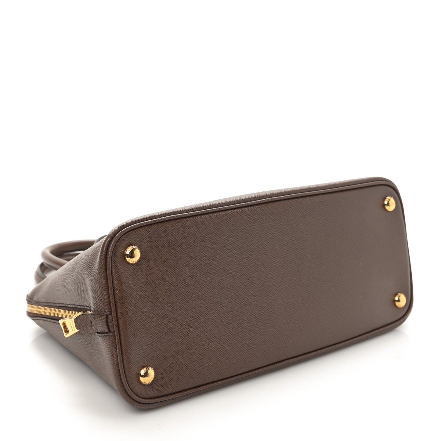 Saffiano Lux Medium Promenade Tote Cacao