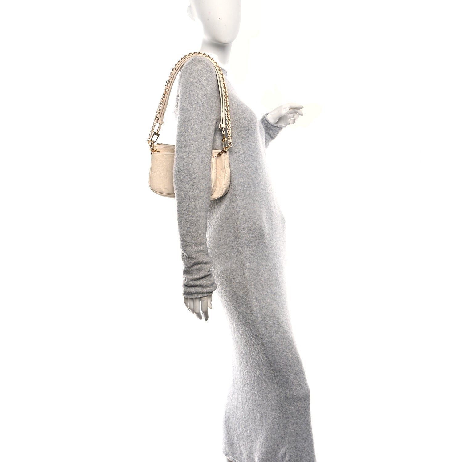 Louis Vuitton Empreinte Monogram Giant Multi Pochette Accessories Cream 2 of 10