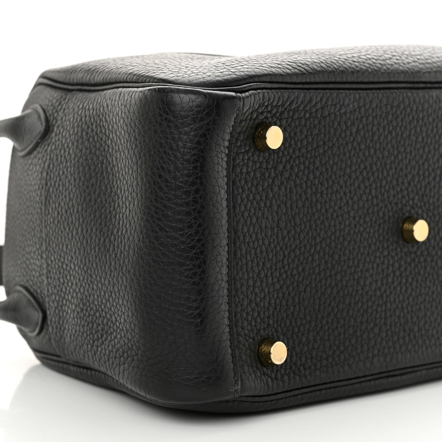 Hermes Taurillon Clemence Lindy 26 Black 9 of 10