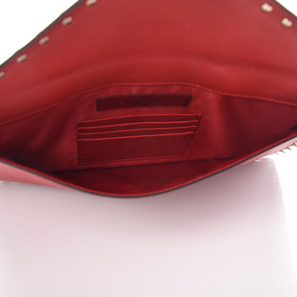 Valentino Garavani Vitello Large Rockstud Envelope Clutch Rosso Valentino 5 of 7