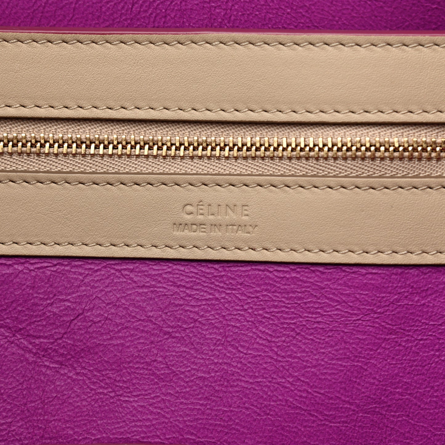 Smooth Calfskin Small Belt Cabas Phantom Beige