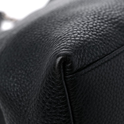 Gucci Pebbled Calfskin Studded Medium Soho Chain Shoulder Bag Black 10 of 12