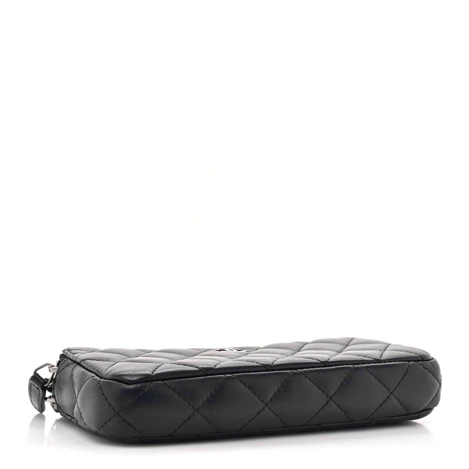 Chanel Lambskin Quilted Small Clutch With Chain Black 4 of 12