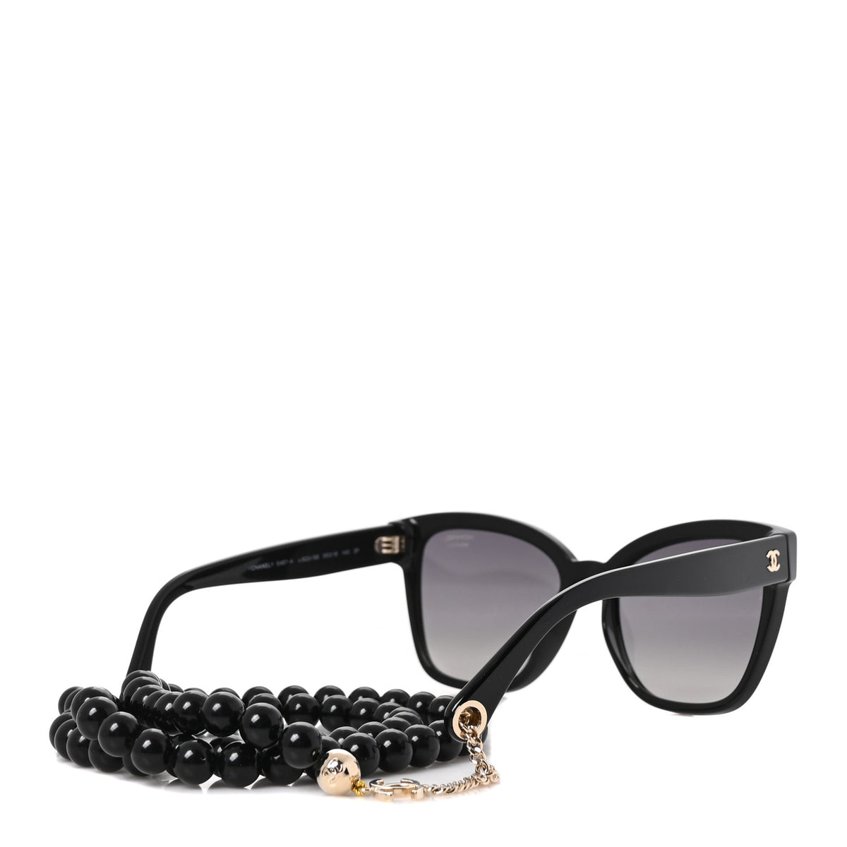 Chanel Acetate Chain Square Sunglasses 5487-A Black 4 of 8