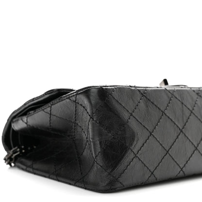 Chanel Aged Calfskin Quilted 2.55 Reissue 225 Flap So Black 9 of 11