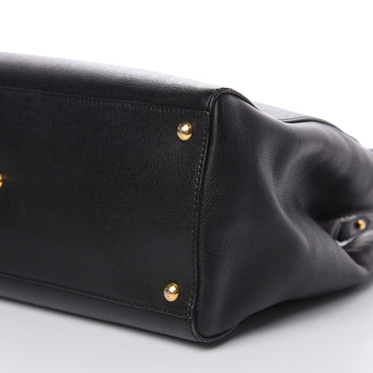 Fendi Vitello Elite Regular 2Jours Tote Black 9 of 19