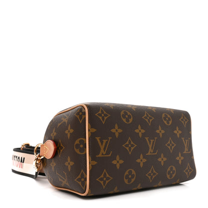 Louis Vuitton Monogram Speedy Bandouliere 20 Black 4 of 9