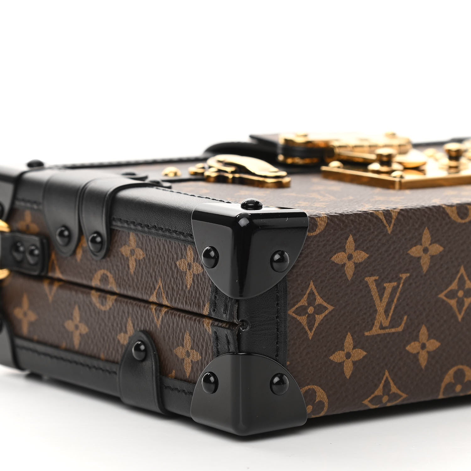 Louis Vuitton Monogram Petite Malle Black 9 of 11
