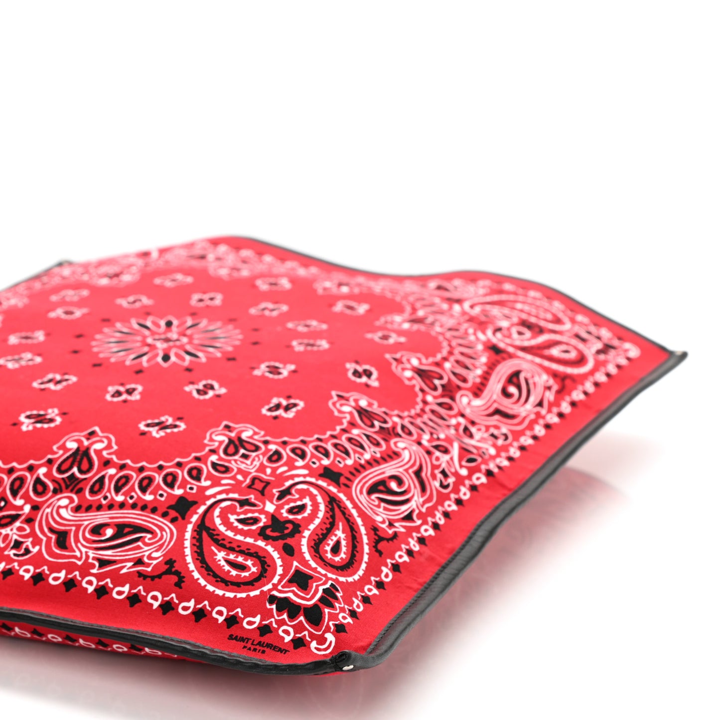 Canvas Bandana Antibe Flat Shopping Tote Red