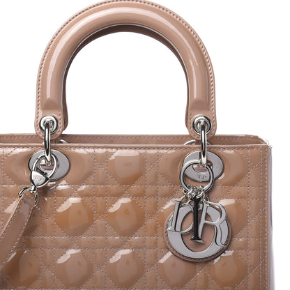 Christian Dior Patent Cannage Medium Lady Dior Brown 15 of 15