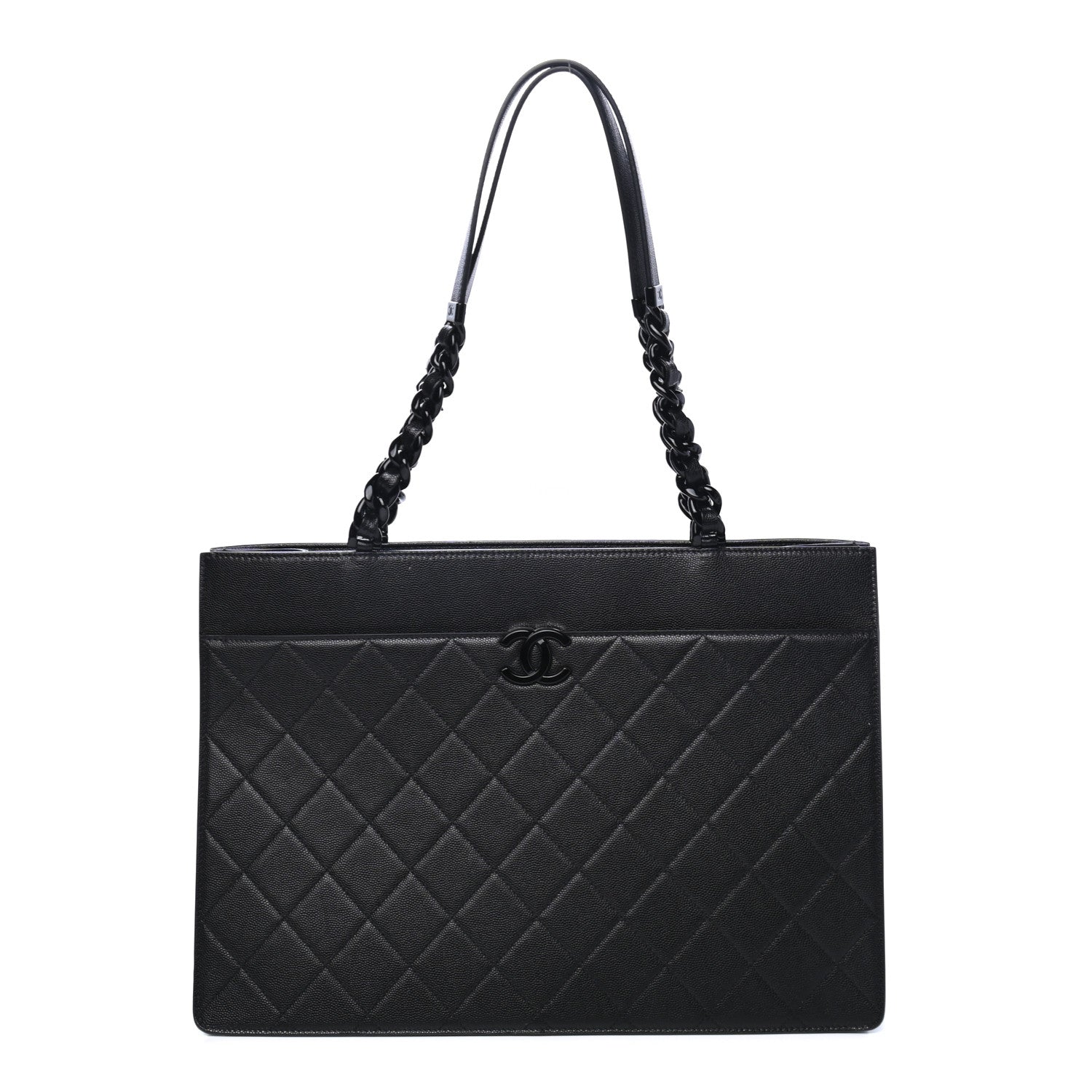 Chanel Caviar Quilted My Everything Large Shopping Tote Black 1 of 4