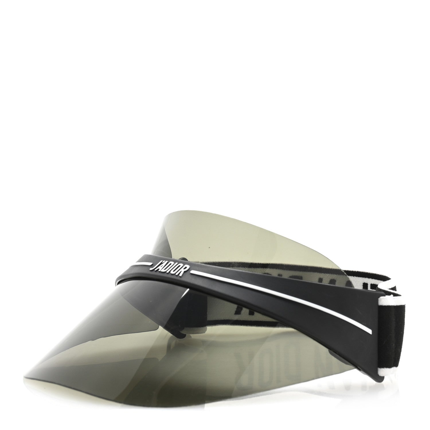 Christian Dior Mirrored DiorClub1 Sun Visor Black 1 of 9