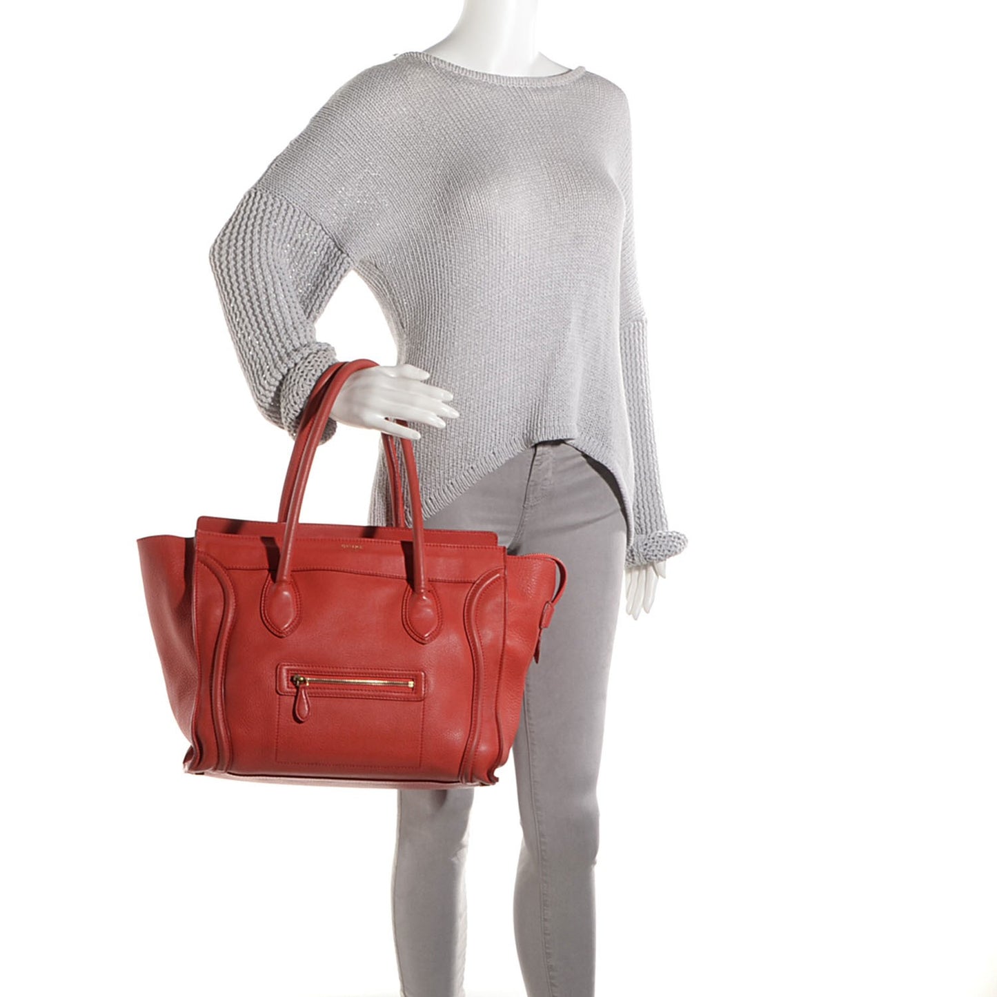 Smooth Calfskin Shoulder Luggage Lipstick