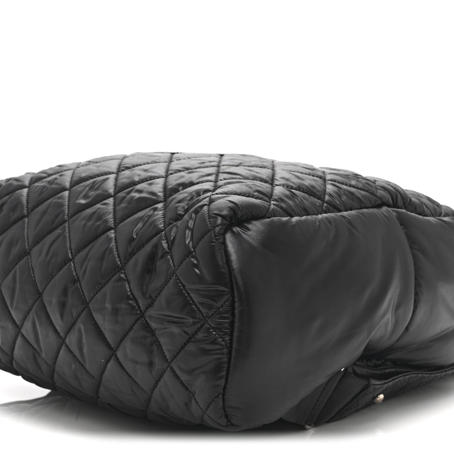Chanel Nylon Quilted Coco Cocoon Backpack Black 10 of 11