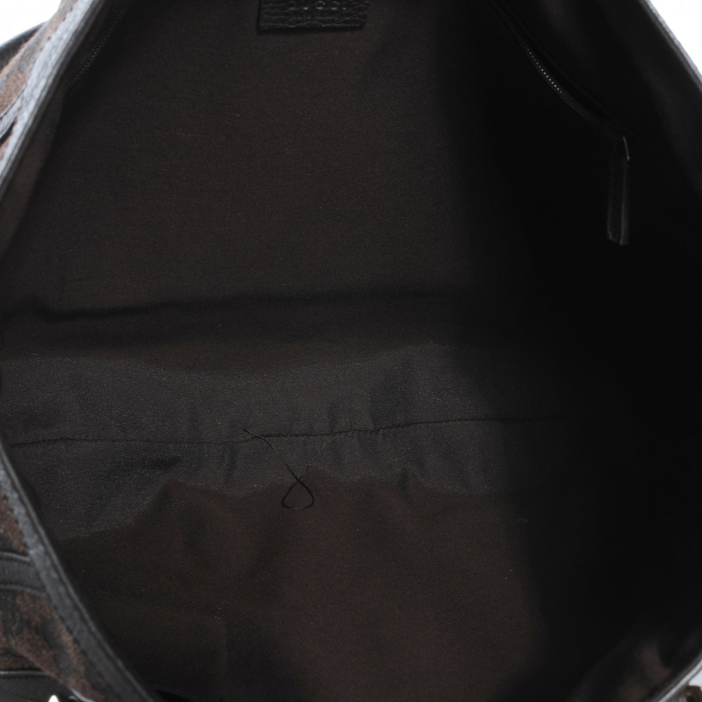 Monogram Medium Abbey Convertible Tote Dark Brown