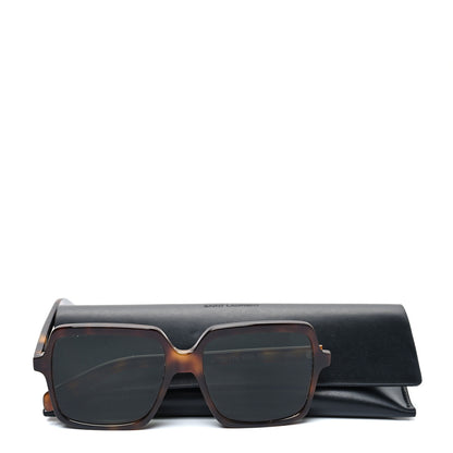 Saint Laurent Oversized SL174 Sunglasses Tortoise 8 of 8