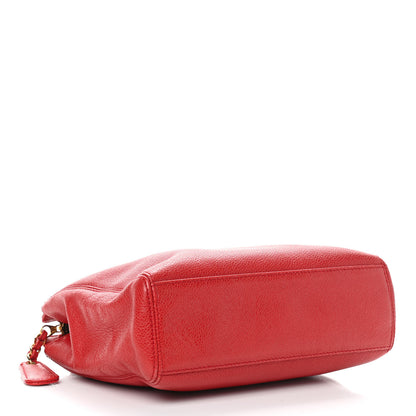 Chanel Caviar Shopper Tote Red 3 of 12