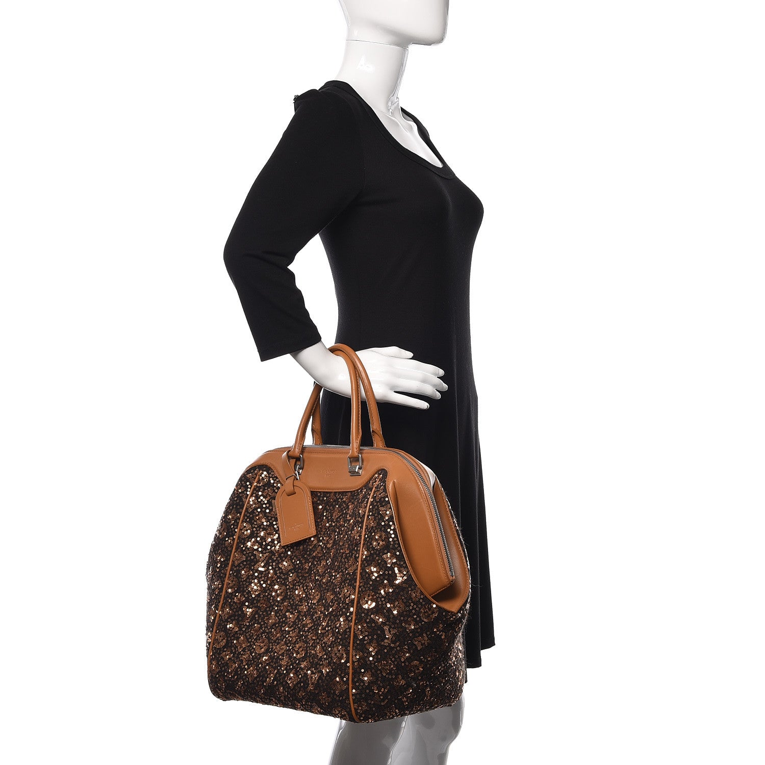 Louis Vuitton Sequin Monogram Sunshine Express North South Gold 2 of 12