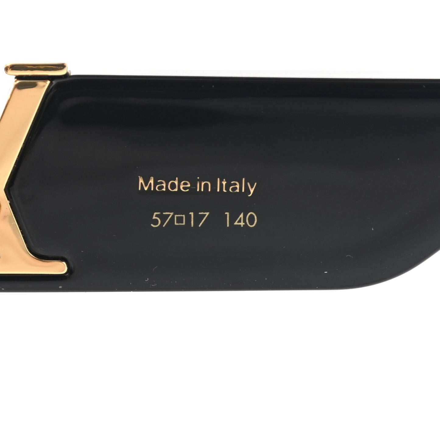 Acetate LV Icon Round Sunglasses Z1728E Black