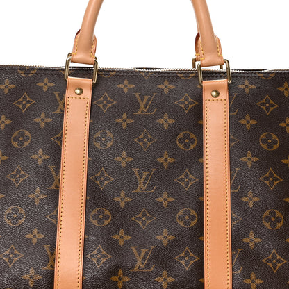 Louis Vuitton Monogram Keepall Bandouliere 55 7 of 9