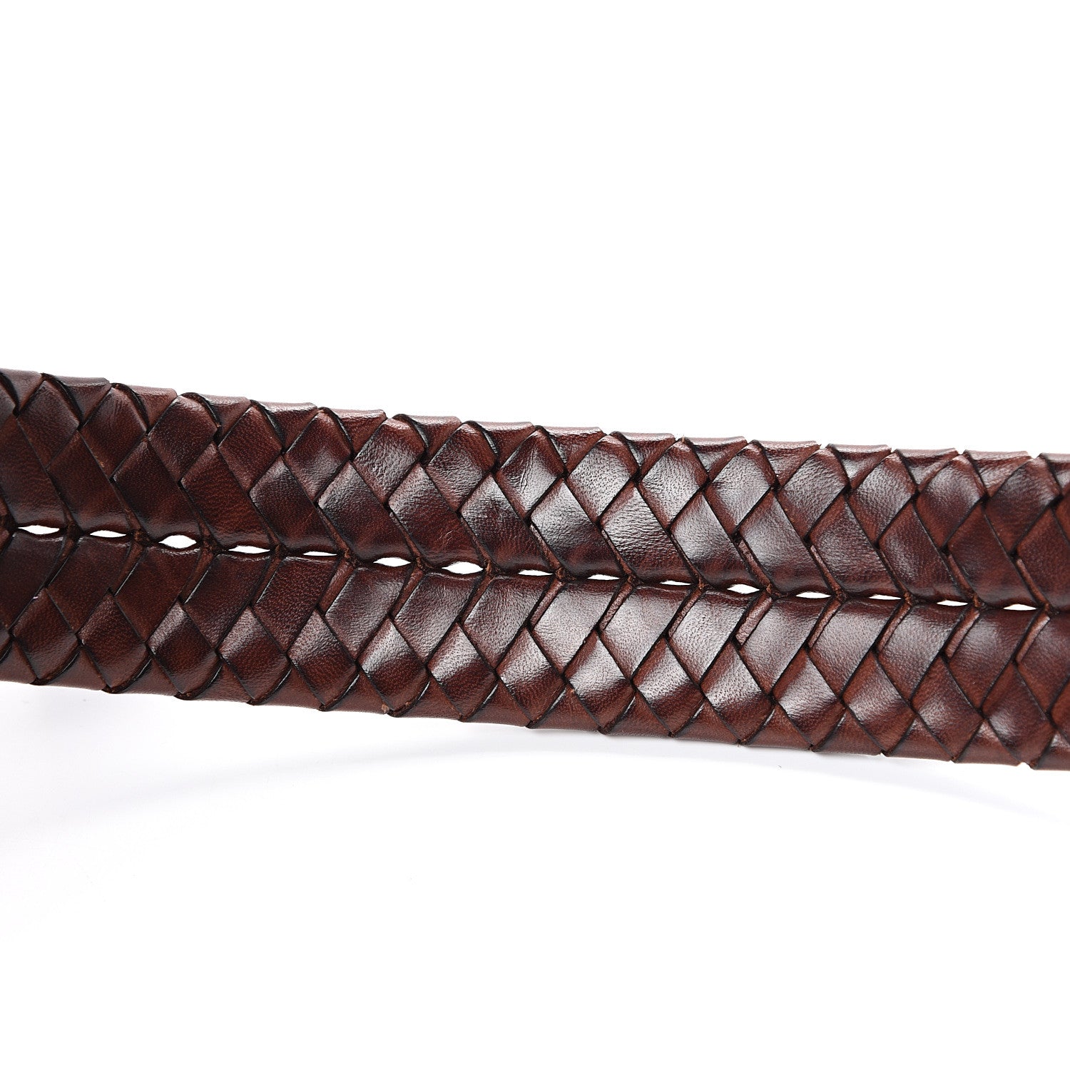 Gucci Calfskin Braided Double G 40mm Belt 85 34 Cuoio Bruciato 5 of 5