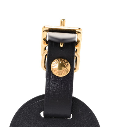 Louis Vuitton Calfskin Odeon Bag Charm Black 3 of 4