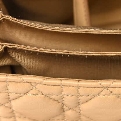 Christian Dior Lambskin Cannage New Lock Flap Beige 14 of 18