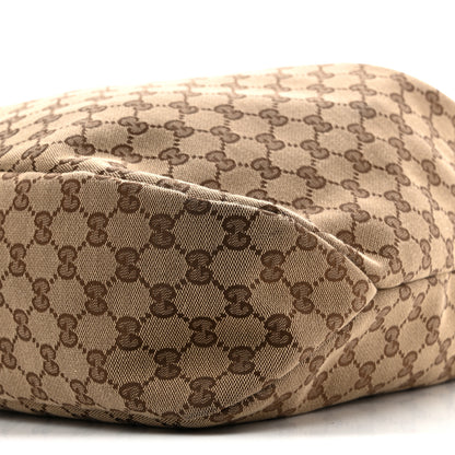 Gucci Monogram Large Horsebit Chain Hobo Dark Brown 9 of 14