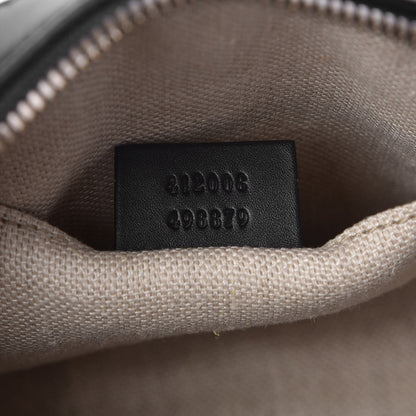 Gucci Calfskin Web Small Webby Bee Shoulder Bag Black 7 of 7
