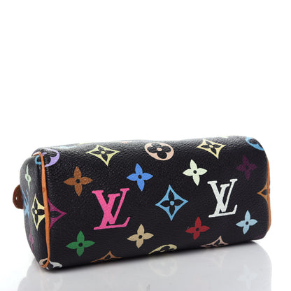 Louis Vuitton Monogram Multicolor Mini Sac HL Speedy Black 4 of 6
