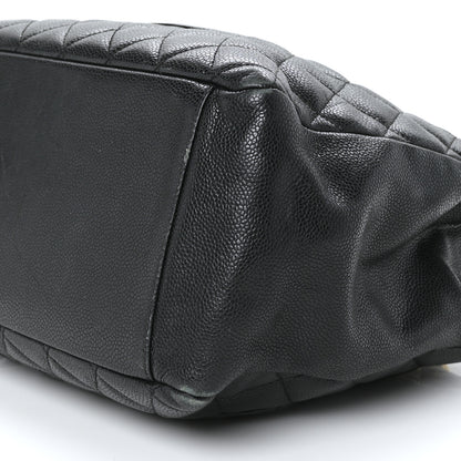 Chanel Caviar Quilted Grand Shopping Tote GST Black 10 of 18