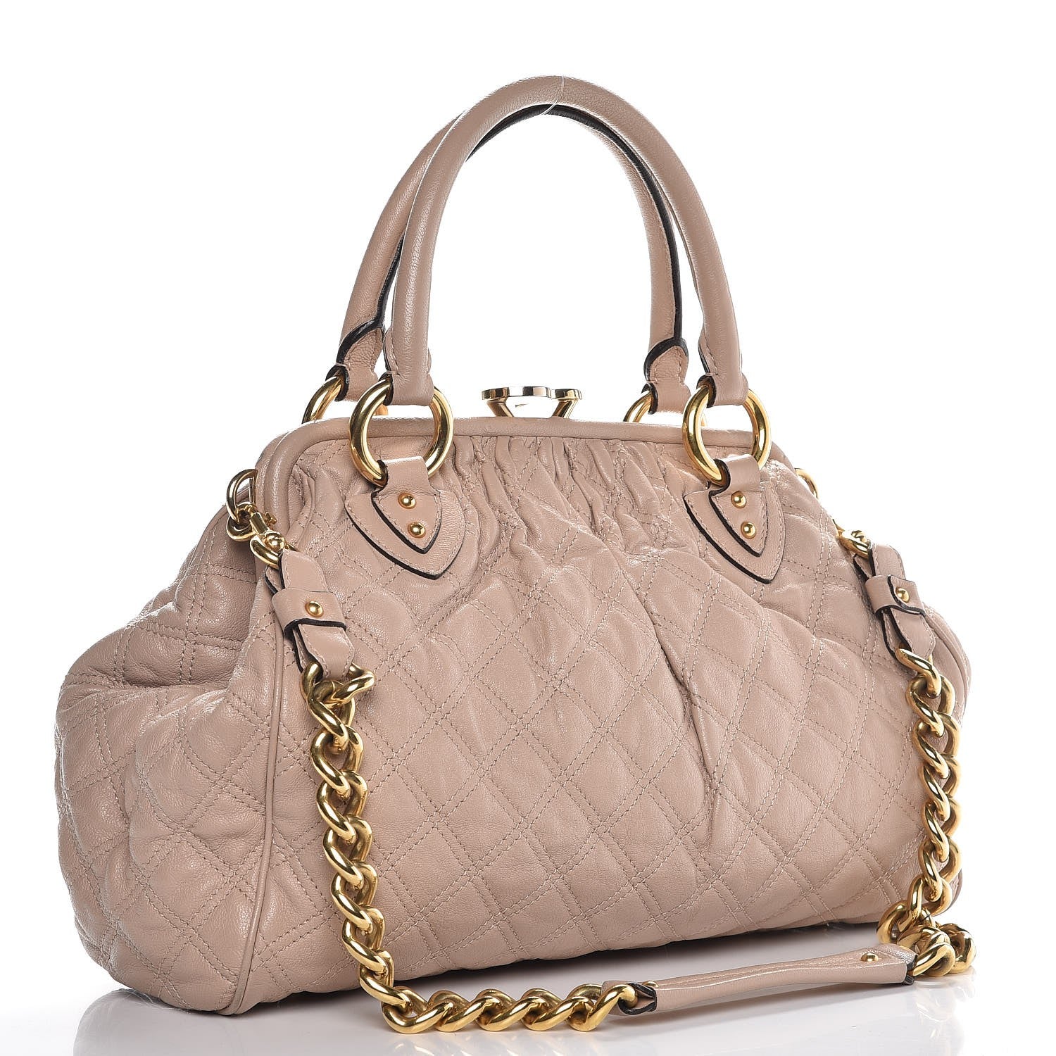 Marc Jacobs Calfskin Quilted Stam Blush 4 of 10