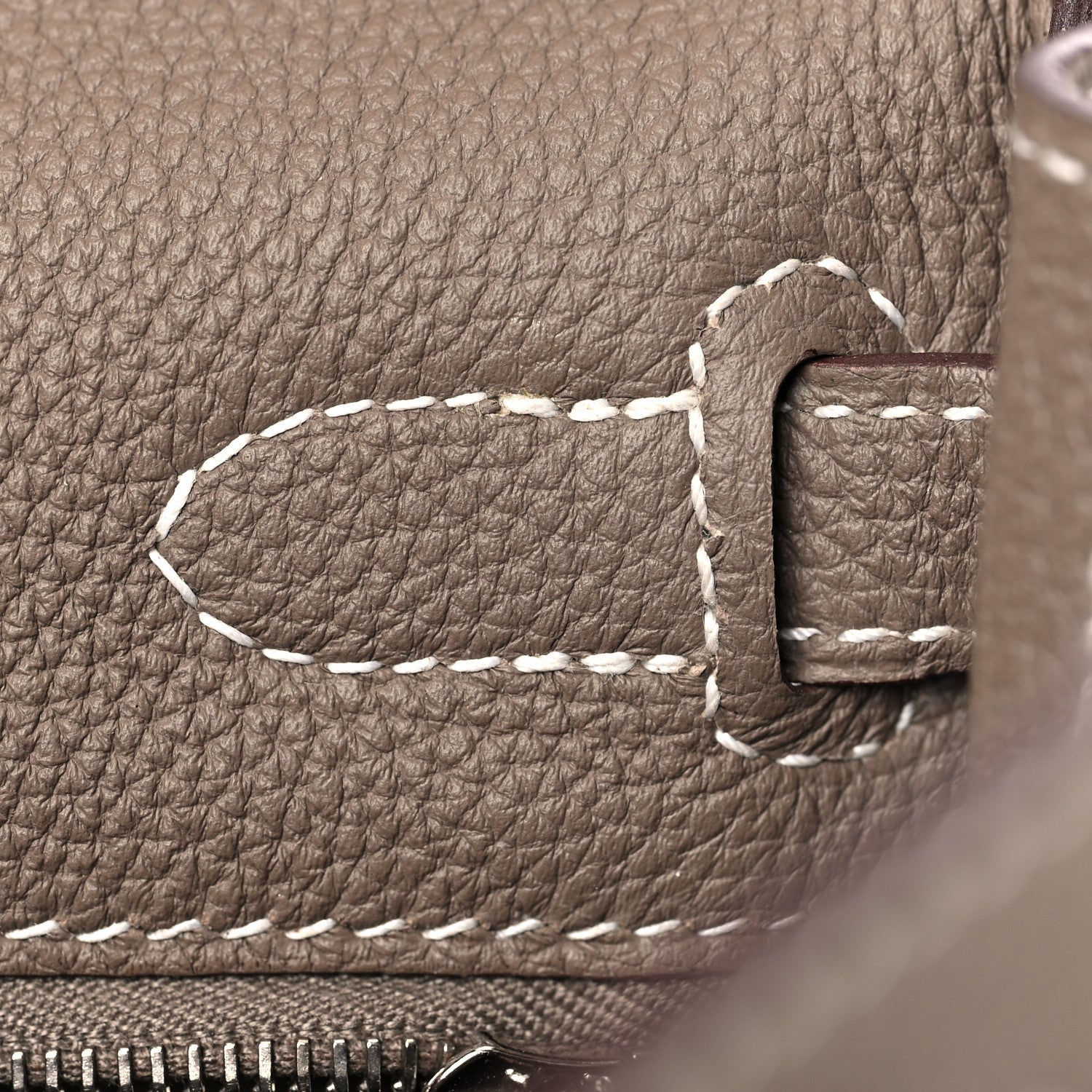 Hermes Togo Kelly Retourne 25 Etoupe 21 of 36