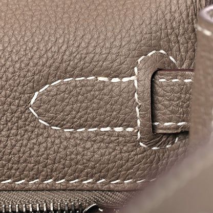 Hermes Togo Kelly Retourne 25 Etoupe 21 of 36