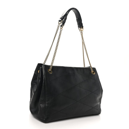 Lanvin Lambskin Quilted Medium Sugar Shoulder Bag Black 2 of 9