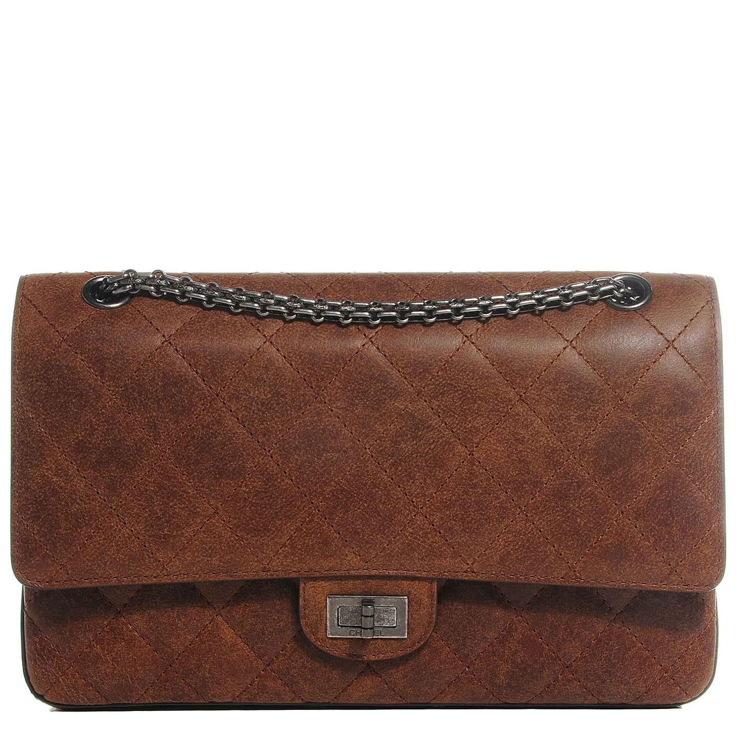 Aged Calfskin 2.55 Reissue 226 Flap Light Brown