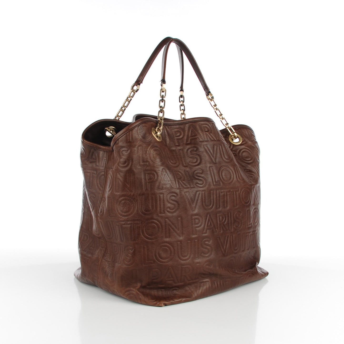 Monogram Paris Souple Whisper GM Chocolate