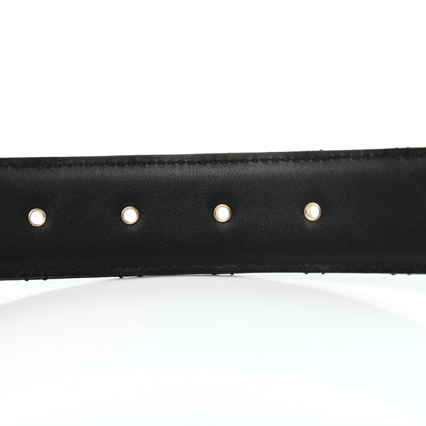 Lambskin Quilted CC Chain Belt 75 30 Black