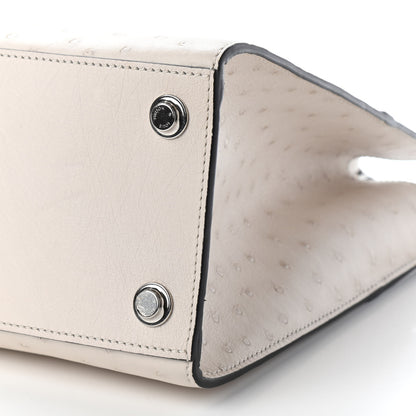 Louis Vuitton Ostrich City Steamer PM Ivory 8 of 8