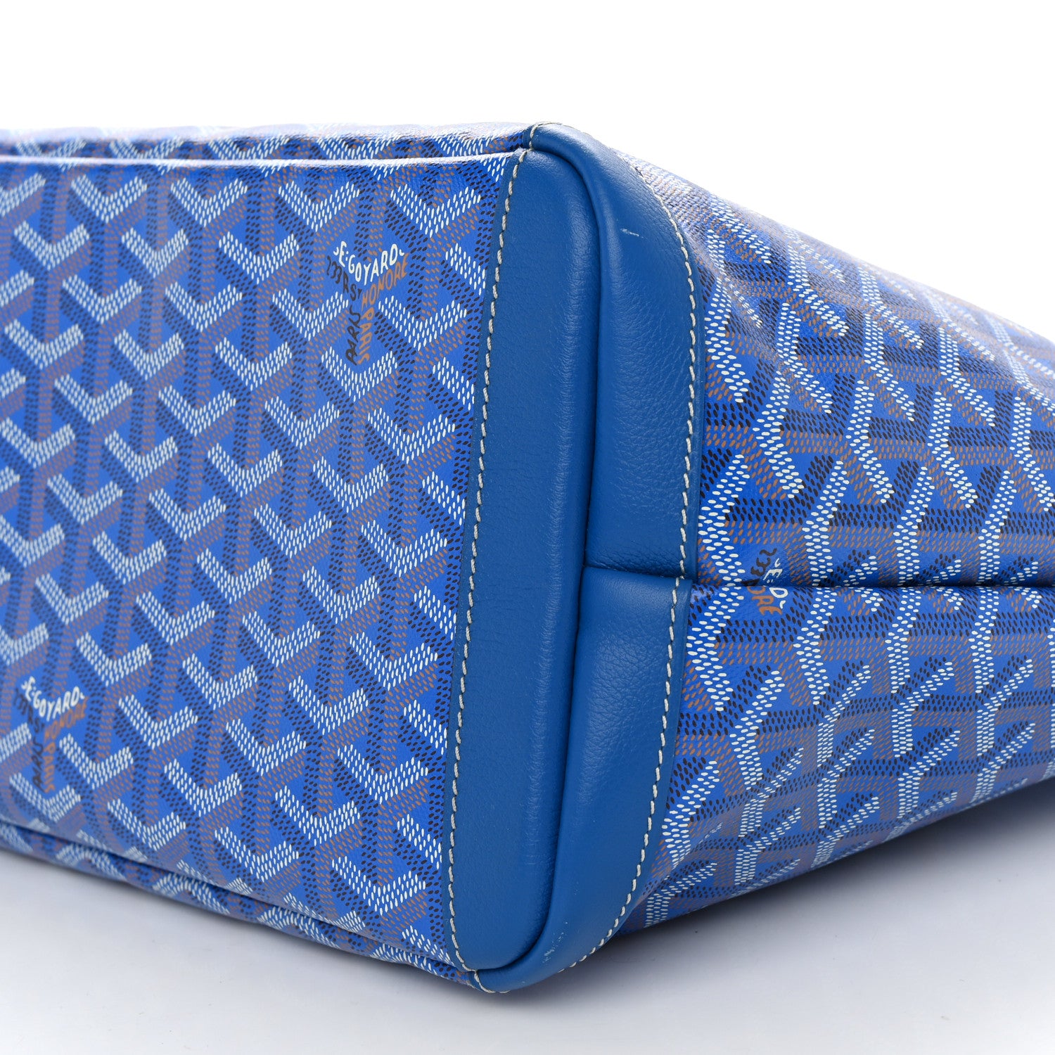 Goyard Goyardine Artois MM Blue 10 of 12