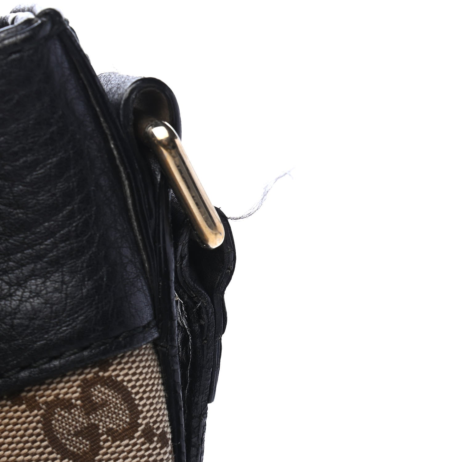 Gucci GG Monogram Calfskin Bucket Bag Black 10 of 11
