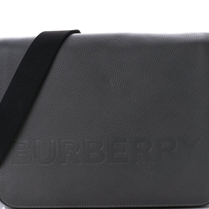 Burberry Calfskin Logo Messenger Charcoal Grey 11 of 13