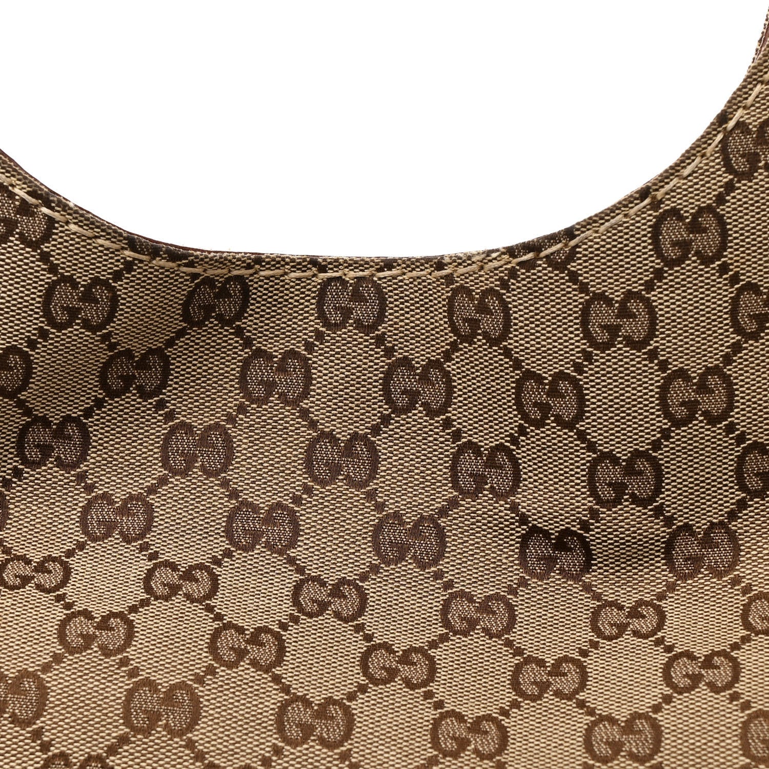 Gucci Monogram Medium Charlotte Hobo Brown 8 of 13