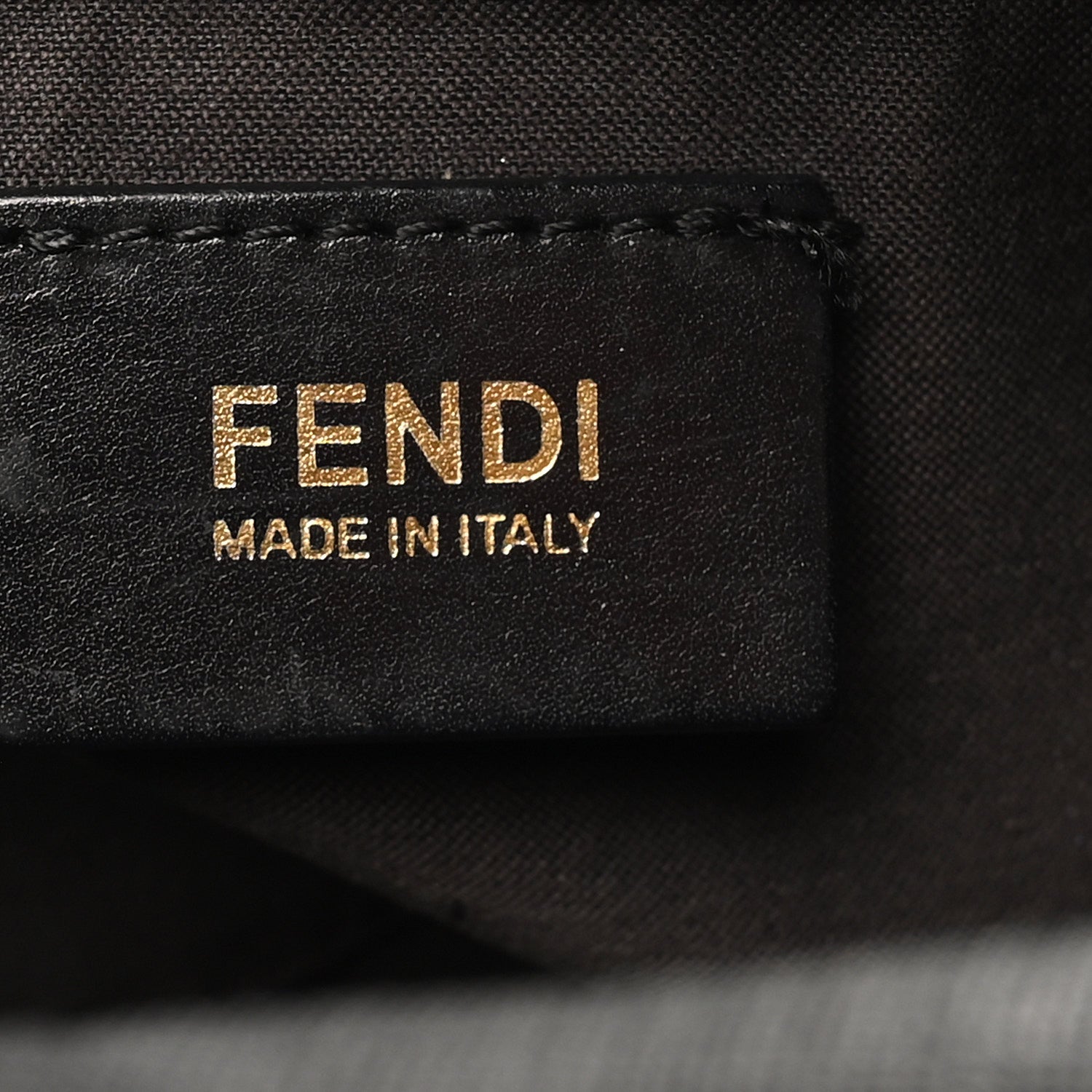 Fendi Zucchino Spalmati Vitello Small Boston Black 6 of 12